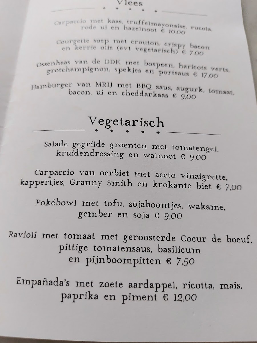 Menu Bar Brasserie Joris-1